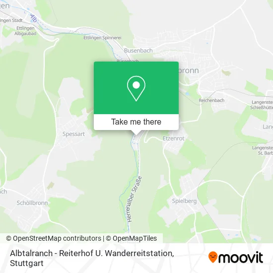 Карта Albtalranch - Reiterhof U. Wanderreitstation