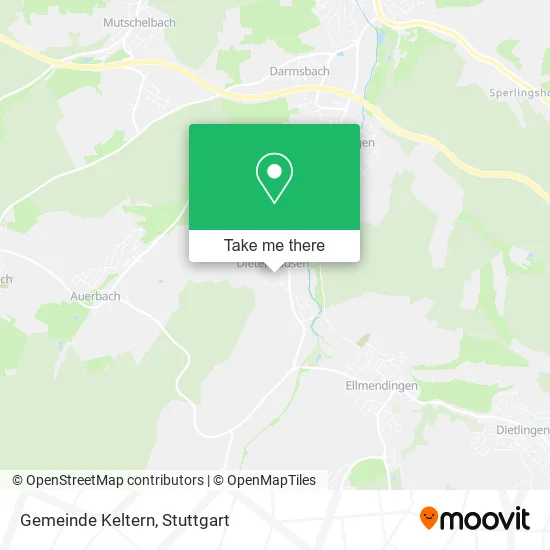 Карта Gemeinde Keltern