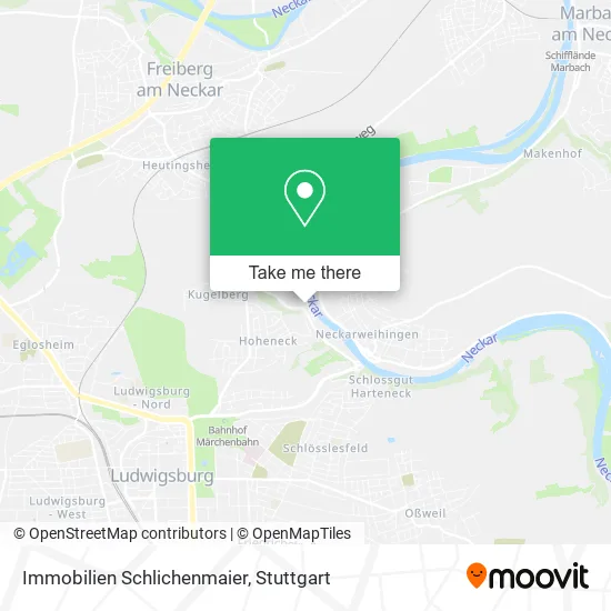 Карта Immobilien Schlichenmaier