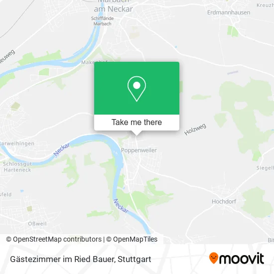 Карта Gästezimmer im Ried Bauer