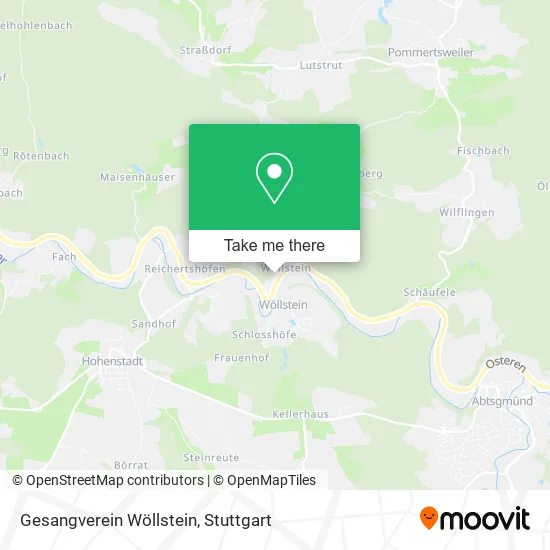 Карта Gesangverein Wöllstein