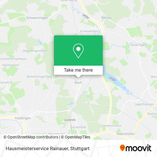 Hausmeisterservice Rainauer map