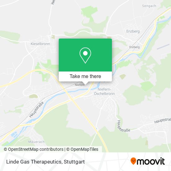 Linde Gas Therapeutics map