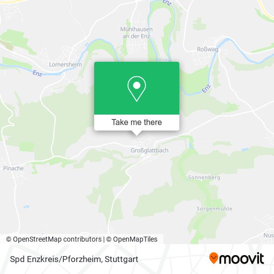 Spd Enzkreis/Pforzheim map