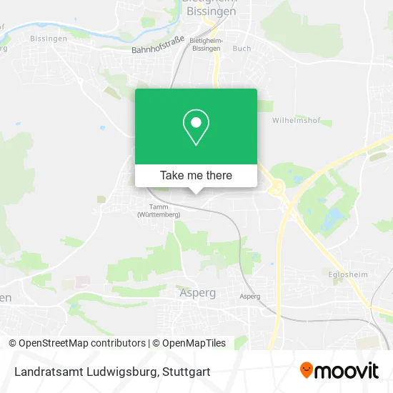 Карта Landratsamt Ludwigsburg