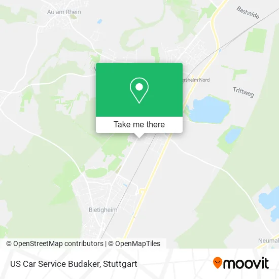 Карта US Car Service Budaker