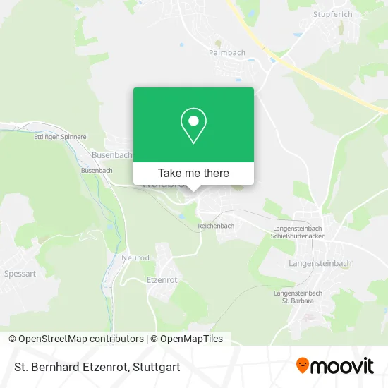 Карта St. Bernhard Etzenrot