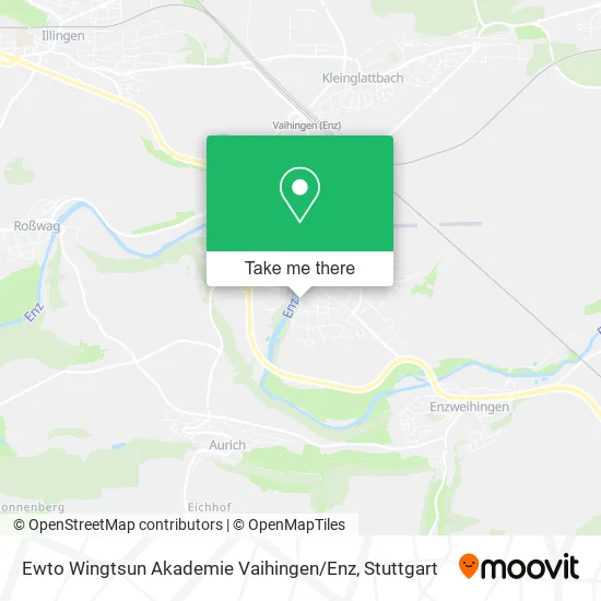 Карта Ewto Wingtsun Akademie Vaihingen / Enz