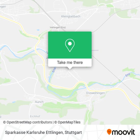 Sparkasse Karlsruhe Ettlingen map