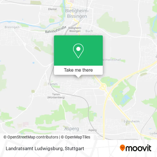 Карта Landratsamt Ludwigsburg