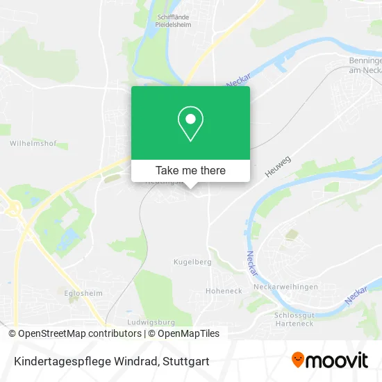 Карта Kindertagespflege Windrad