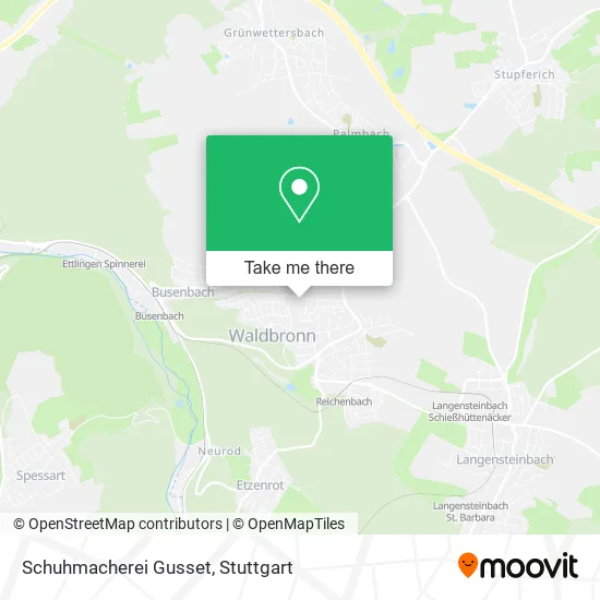 Карта Schuhmacherei Gusset