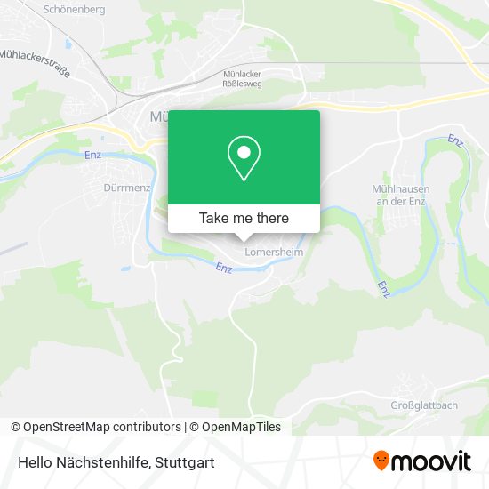 Карта Hello Nächstenhilfe