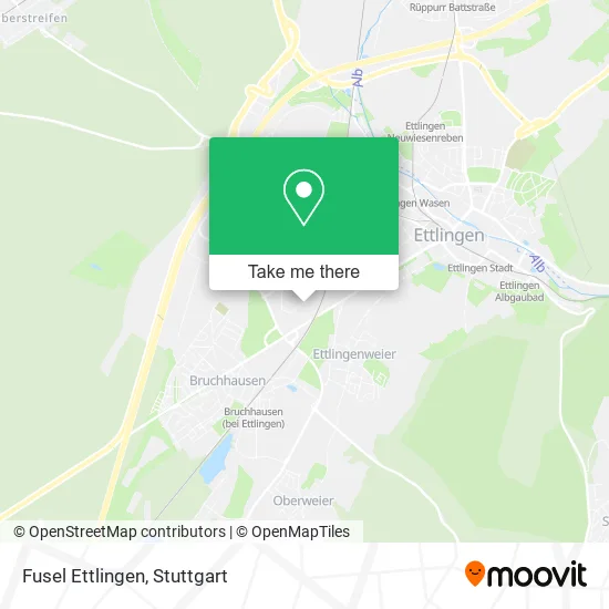 Карта Fusel Ettlingen