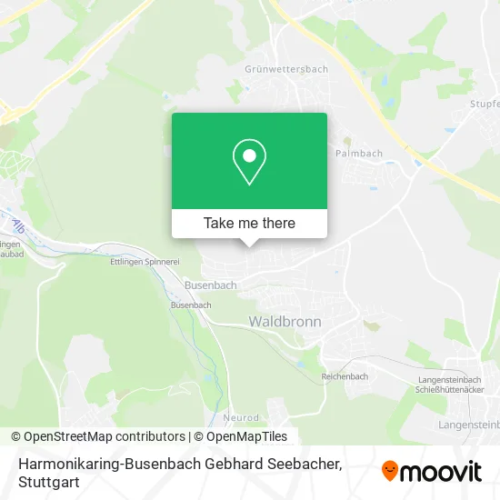 Карта Harmonikaring-Busenbach Gebhard Seebacher