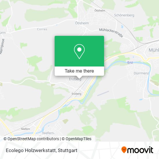 Ecolego Holzwerkstatt map