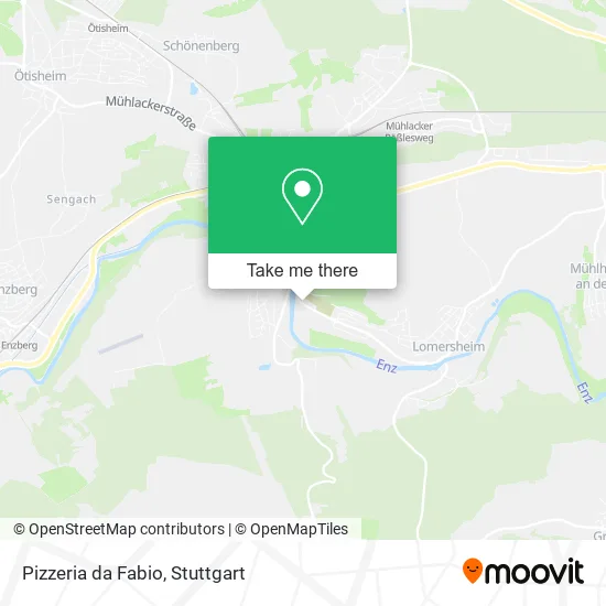 Карта Pizzeria da Fabio