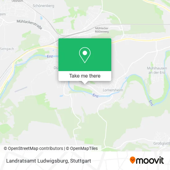 Карта Landratsamt Ludwigsburg