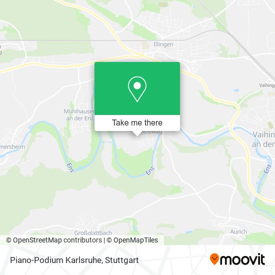 Piano-Podium Karlsruhe map