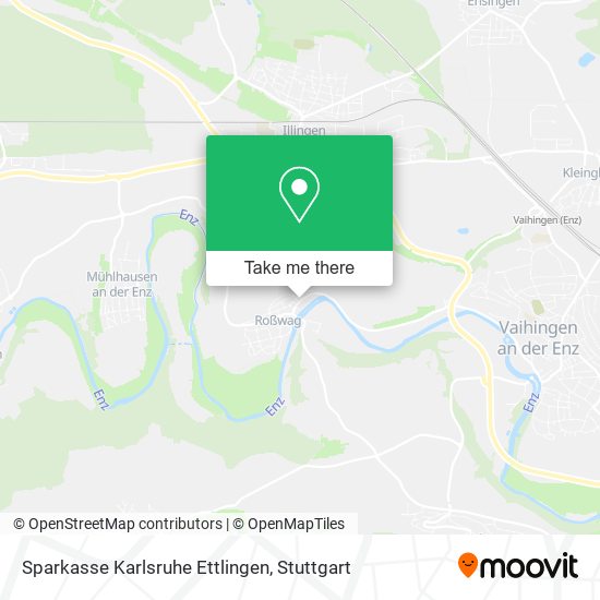 Sparkasse Karlsruhe Ettlingen map