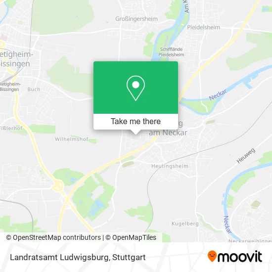 Карта Landratsamt Ludwigsburg