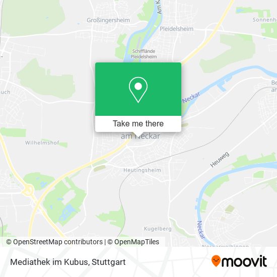 Mediathek im Kubus map