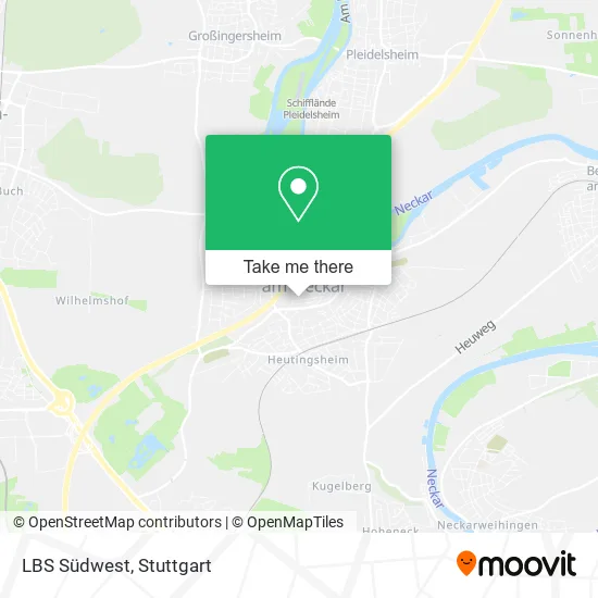 Карта LBS Südwest