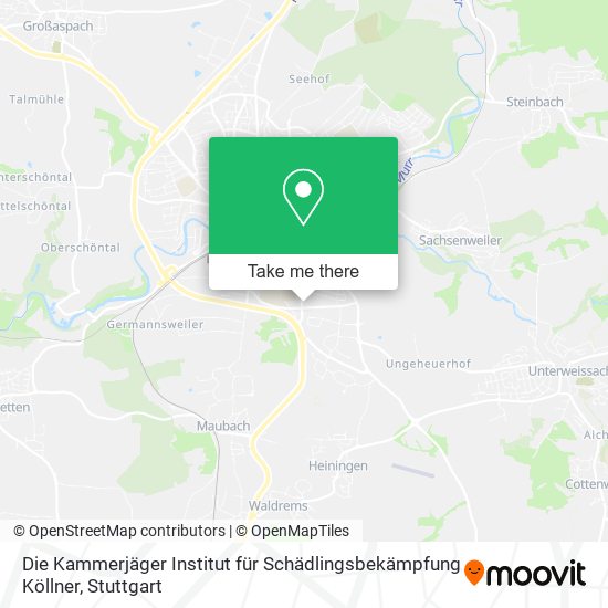 Die Kammerjäger Institut für Schädlingsbekämpfung Köllner map