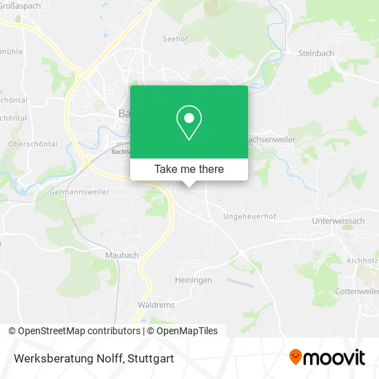 Карта Werksberatung Nolff