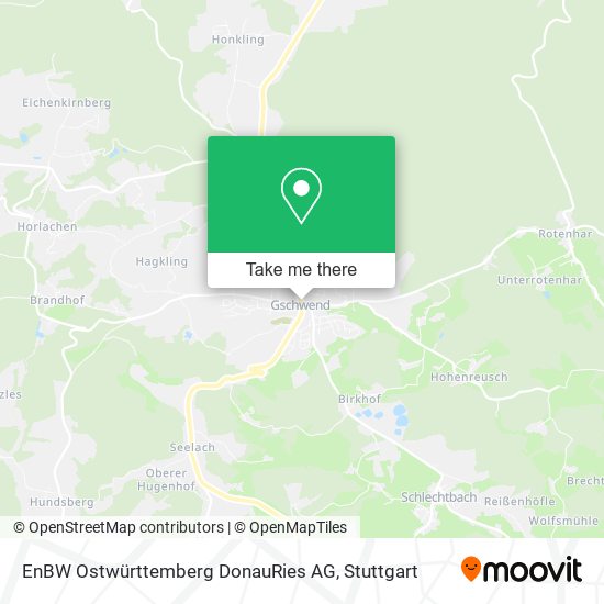 EnBW Ostwürttemberg DonauRies AG map