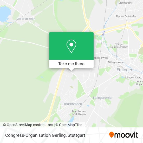 Congress-Organisation Gerling map