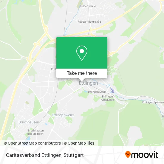 Карта Caritasverband Ettlingen