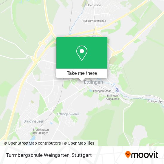 Turmbergschule Weingarten map