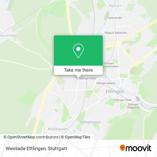 Карта Weinlade Ettlingen