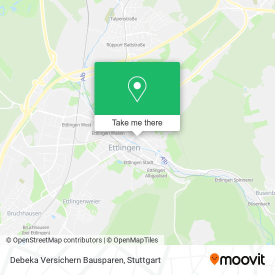 Debeka Versichern Bausparen map