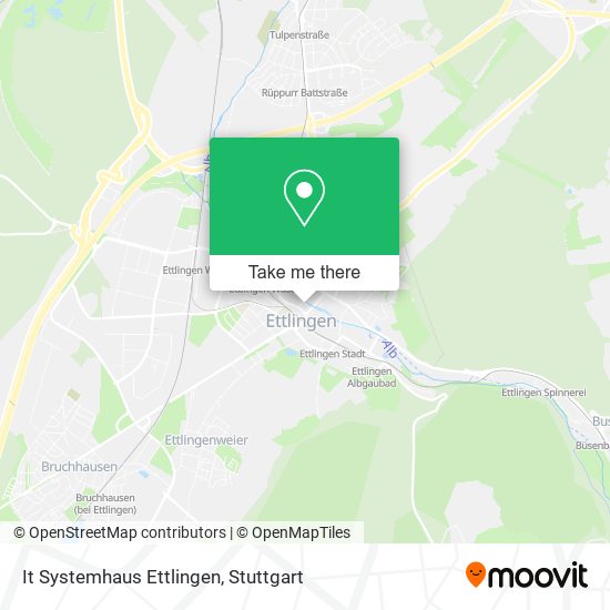It Systemhaus Ettlingen map