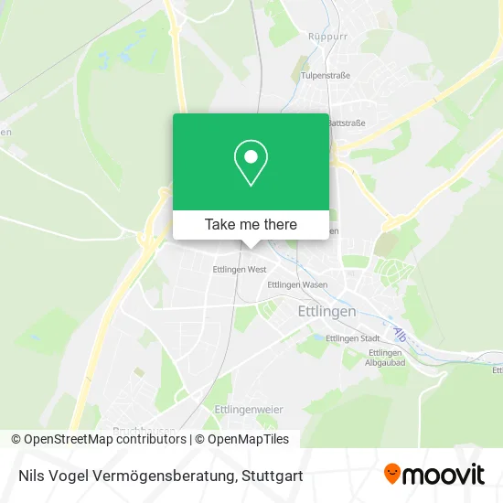 Карта Nils Vogel Vermögensberatung