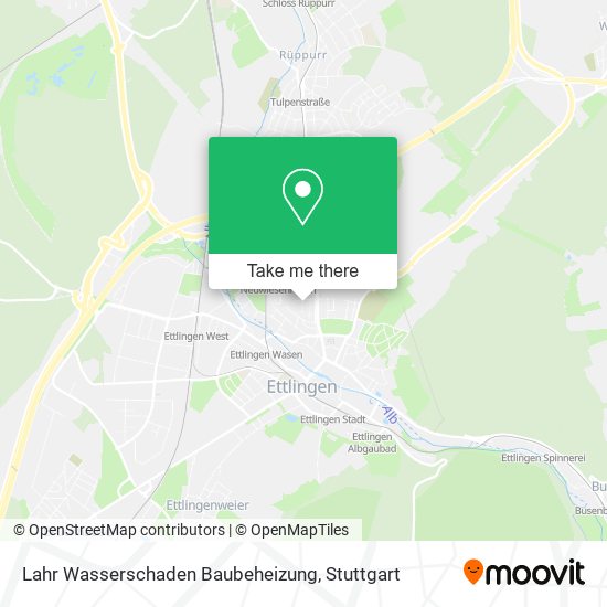 Lahr Wasserschaden Baubeheizung map