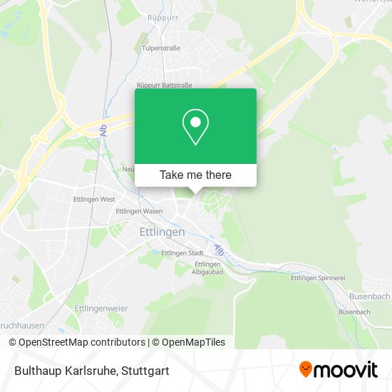 Карта Bulthaup Karlsruhe