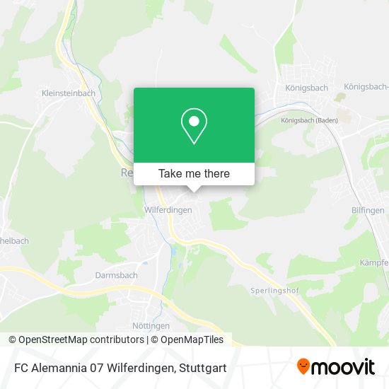 FC Alemannia 07 Wilferdingen map