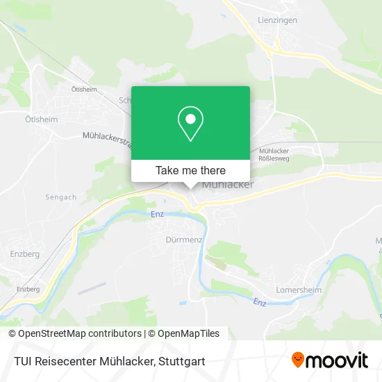 Карта TUI Reisecenter Mühlacker