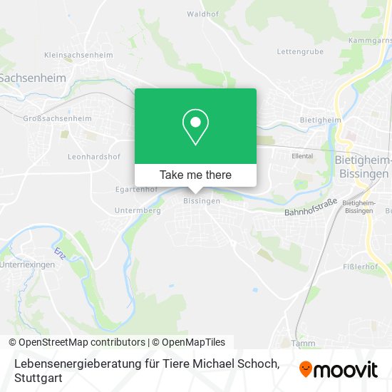 Lebensenergieberatung für Tiere Michael Schoch map