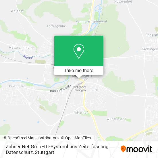 Карта Zahner Net GmbH It-Systemhaus Zeiterfassung Datenschutz