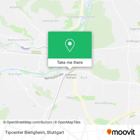 Карта Tipcenter Bietigheim