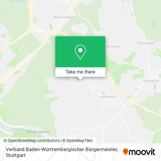 Verband Baden-Württembergischer Bürgermeister map