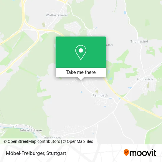 Карта Möbel-Freiburger