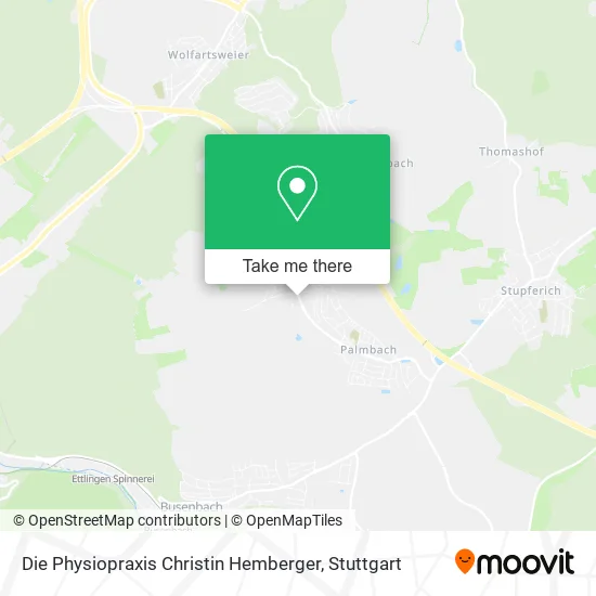 Карта Die Physiopraxis Christin Hemberger