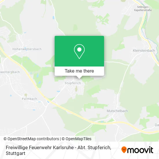 Карта Freiwillige Feuerwehr Karlsruhe - Abt. Stupferich