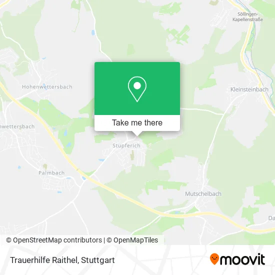 Карта Trauerhilfe Raithel