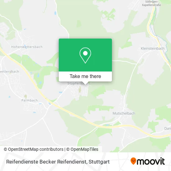 Карта Reifendienste Becker Reifendienst